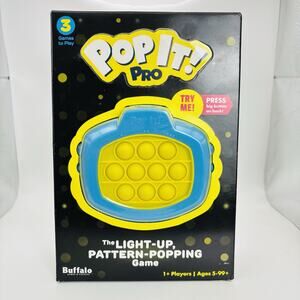 NEW ~ Buffalo Games ~ Pop It! Pro ~ The Light-Up Pattern Popping Game. Cool Game